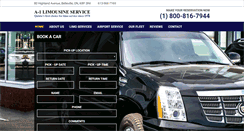 Desktop Screenshot of a-1limousine.ca